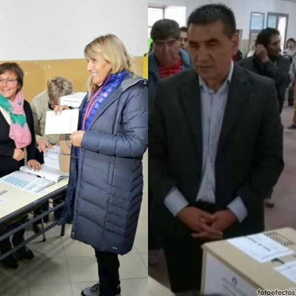 Chani y Rioseco emitieron su voto en Neuquén