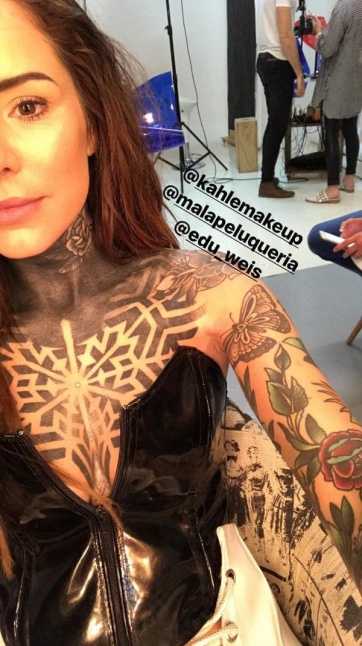 El sexy backstage de Cande Tinelli: transparencias y body painting