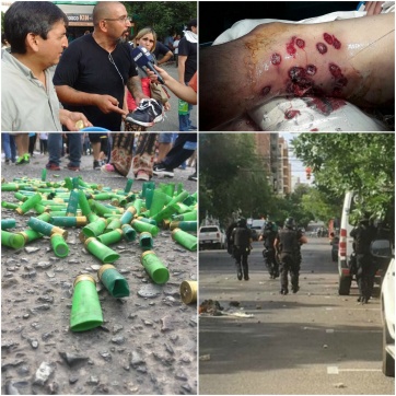 Cierre de año caliente: Gobierno reprimió protesta de ATE y se intesifican las medidas de fuerza