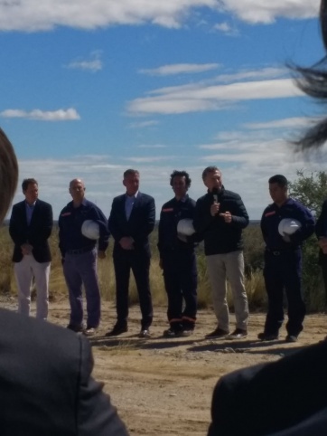 Macri y Arcioni inauguraron la ampliación del Parque Eólico Rawson