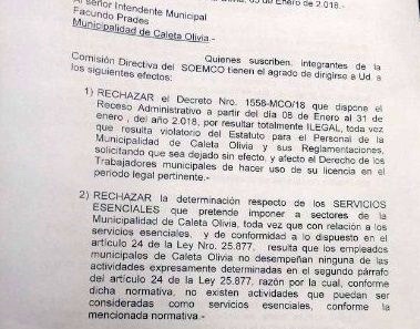 Una más y van... El SOEMCO arremete contra Facundo Prades