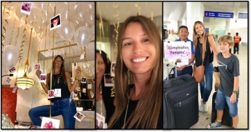 Pampita ya está en México para festejar sus 40 años