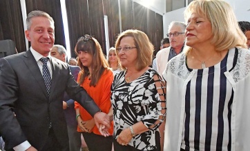 Para variar, Mariví dio la nota en el acto de asunción