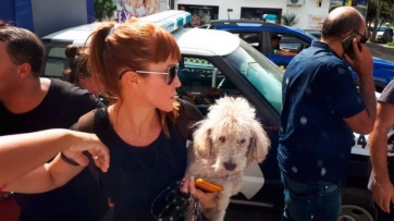 Miriam Lanzoni fue detenida (y luego liberada) por la policía en Córdoba