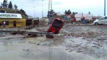 Así se recuerda en las redes el feroz temporal en Comodoro