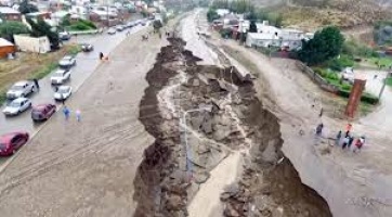 Así se recuerda en las redes el feroz temporal en Comodoro