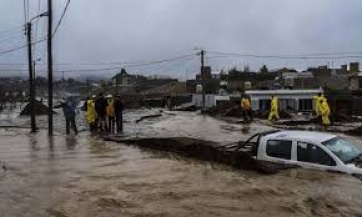 Así se recuerda en las redes el feroz temporal en Comodoro