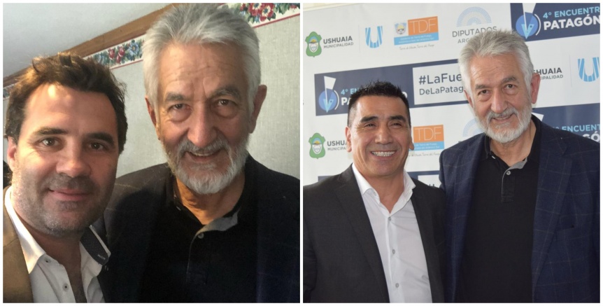 ¿Guiño a la unidad? Rioseco y Martínez se mostraron con Rodríguez Saá