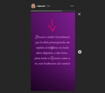 Enigmáticos mensajes de Luciano Castro y Sabrina Rojas