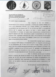Trabajadores de YCRT reclaman el pago de aguinaldos