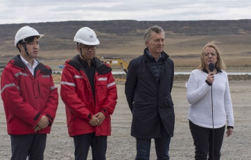 Macri en las represas: 