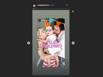 La China Suárez y Benjamín Vicuña celebraron el cumpleaños de Magnolia