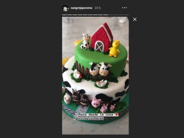 La China Suárez y Benjamín Vicuña celebraron el cumpleaños de Magnolia
