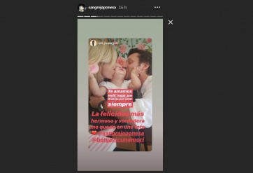 La China Suárez y Benjamín Vicuña celebraron el cumpleaños de Magnolia