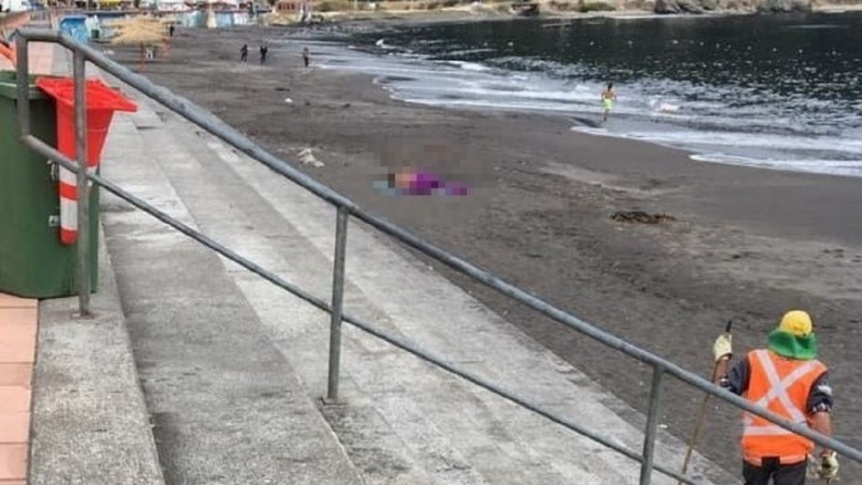 Una pareja tuvo sexo en plena playa, pero... no se ocultó demasiado