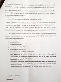 En Unidad Ciudadana denunciaron irregularidades en el sistema de Boleta Única Electrónica