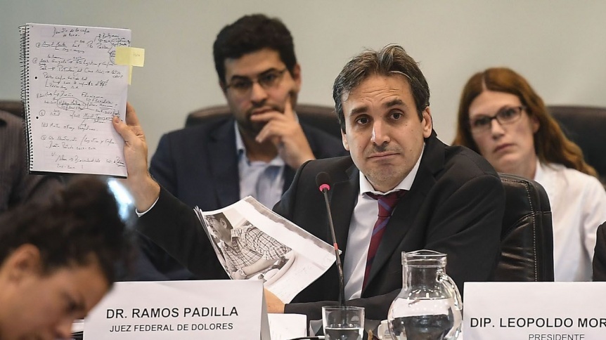 Caso D´Alessio: El Juez Ramos Padilla expuso en el Congreso