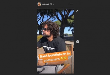 Sabrina Rojas y Luciano Castro: almuerzo improvisado y mucho amor