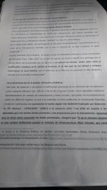La ministra Cigudosa presentó denuncia por acoso y violencia política