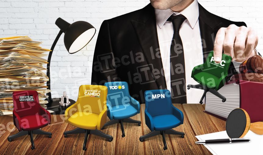 Se reubican las fichas en el tablero