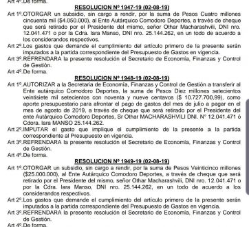 Denuncian millonario reparto de fondos del Municipio en favor del candidato a viceintendente