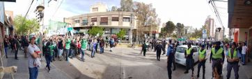 Tensión en la capital entre manifestantes del 