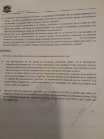 Compra dudosa en San Patricio del Chañar