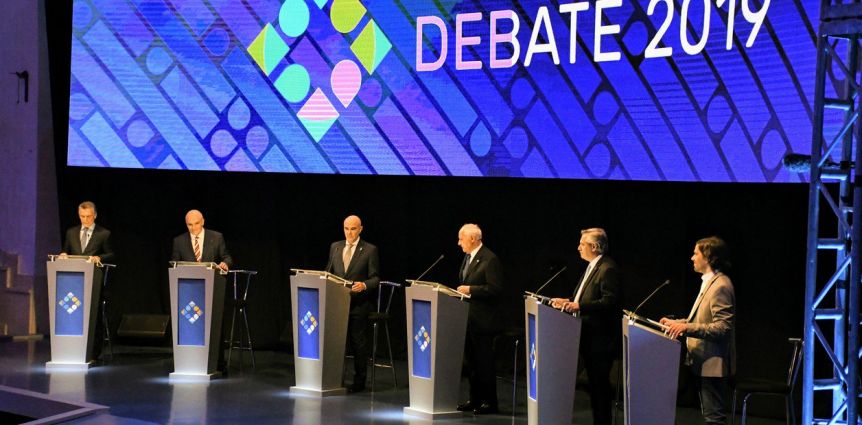 Las chicanas de Macri y el dedito de Fernández, dominaron el debate presidencial
