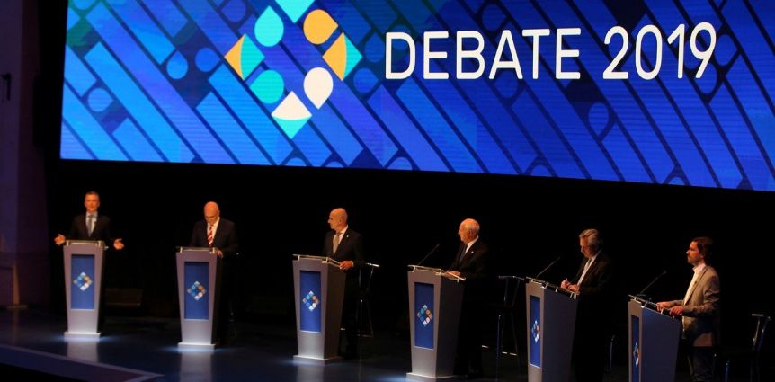 Los candidatos presidenciales debatieron antes de las elecciones generales del próximo domingo
