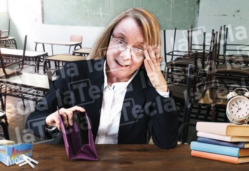 Docentes van al paro y reclaman adelanto de paritarias