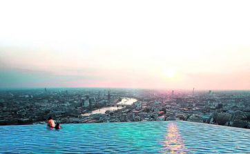 Construirán la primera piscina infinita de 360 grados
