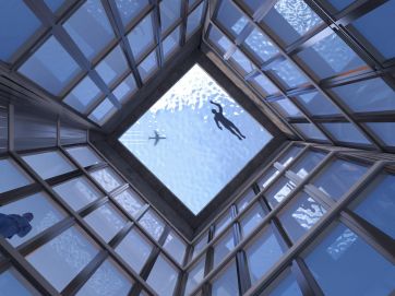 Construirán la primera piscina infinita de 360 grados