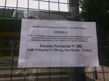 Transcurren los comicios con total normalidad en toda la Patagonia