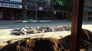 Siguen los dolores de cabeza por la calle Mitre en Bariloche