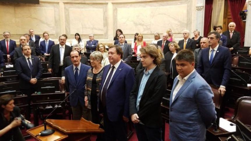 Juraron los senadores patagónicos electos