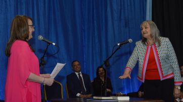 Alicia Kirchner tomó juramento a sus ministros