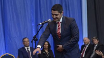 Alicia Kirchner tomó juramento a sus ministros