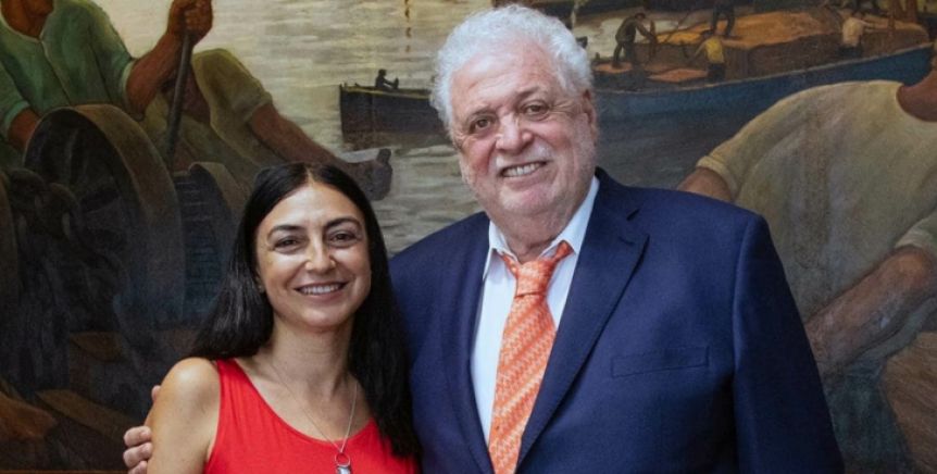 Andrea Peve codo a codo con Ginés González García