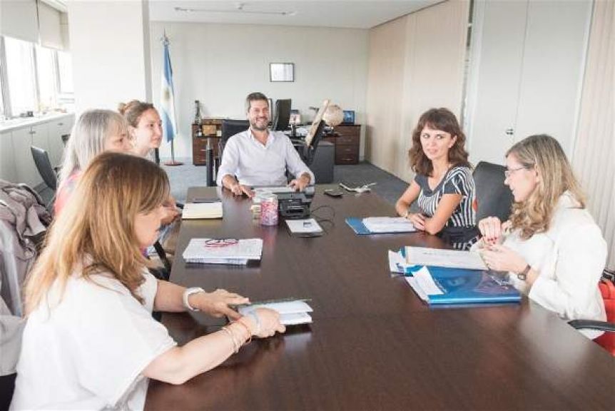 Las ministras de Desarrollo y de Producción se reunieron con Lammens