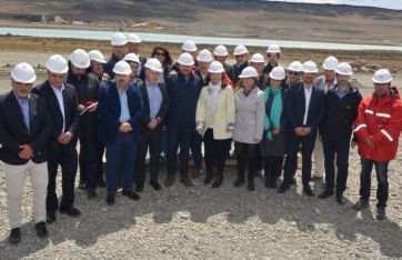 CFK recorrió junto a Alicia Kirchner la obra de las Represas Patagónicas