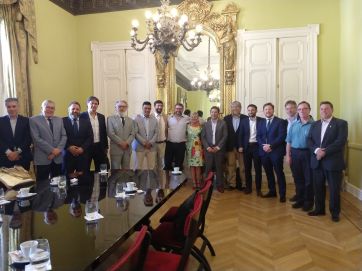 Intendentes y legisladores del Frente de Todos, con amplia agenda en Casa Rosada