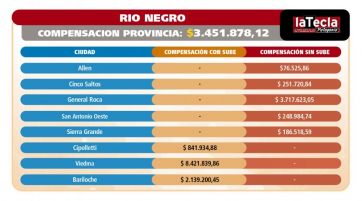 Río Negro oficializó el subsidio al transporte
