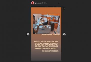 Nico Vázquez fue internado, pero a través de un video llevó tranquilidad a sus fans