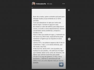 Los vecinos de Laurita Fernández la denunciaron por romper la cuarentena