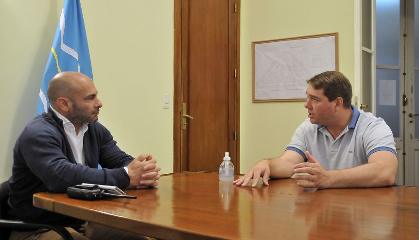 Massoni recibió a Biss para dialogar sobre medidas de seguridad