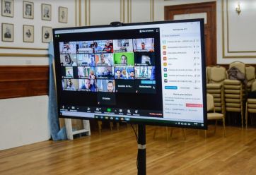 Por videoconferencia, el Gobierno monitorea acciones con los Municipios