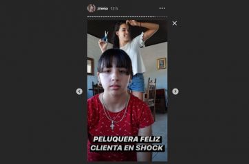 Jimena Barón se cortó el pelo y sus seguidores compartieron los flequillos fallidos