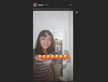 Jimena Barón se cortó el pelo y sus seguidores compartieron los flequillos fallidos