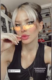 La China Suárez se cambió su look