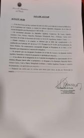 Aguilera presidirá la Comisión que evaluará la admisión de los pedidos de juicio político